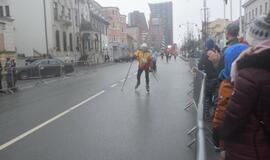 Lietus bėgusiųjų Laisvės gynėjų keliu klaipėdiečių neišgąsdino