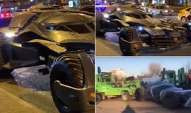 Maskvoje sulaikytas savadarbis „betmobilis“ ir jo vairuotojas