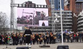 Klaipėdiečiai Vasario 16-ąją švenčia pakiliai