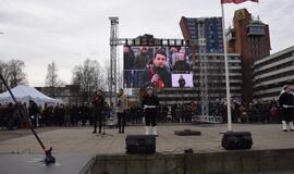 Klaipėdiečiai Vasario 16-ąją švenčia pakiliai