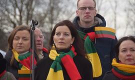 Klaipėdiečiai Vasario 16-ąją švenčia pakiliai