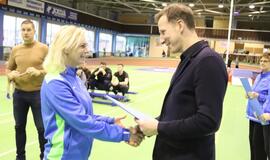 Apdovanoti geriausi Klaipėdos lengvosios atletikos mokyklos sportininkai