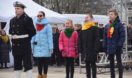 Klaipėdiečiai Vasario 16-ąją švenčia pakiliai