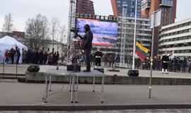 Klaipėdiečiai Vasario 16-ąją švenčia pakiliai