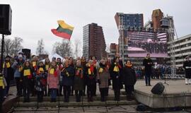 Klaipėdiečiai Vasario 16-ąją švenčia pakiliai