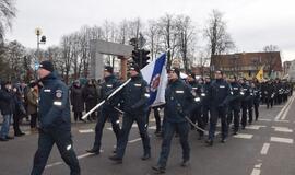 Klaipėdiečiai Vasario 16-ąją švenčia pakiliai