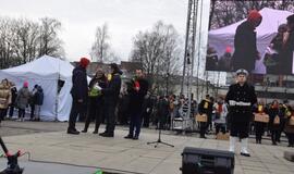 Klaipėdiečiai Vasario 16-ąją švenčia pakiliai