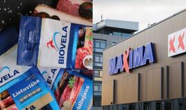 Prekyba mėsa „Maximoje“ buvo sustabdyta dėl taršos „Biovelos“ produkcijoje