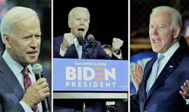 J. Bidenas laimėjo pirminius rinkimus Meine – rinkėjų apklausos