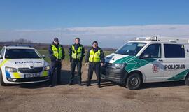 Klaipėdos apskrities ir Latvijos Kuržemės pareigūnai tvarką pasienyje prižiūri kartu