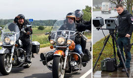 Motociklininkams Klaipėdoje - ypatingas pareigūnų dėmesys