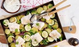 Orkaitėje kepta žuvis: skaniausias receptas