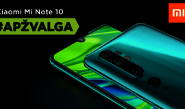 Pirmasis išmanusis su 108 MP kamera ir didžiule baterija: Xiaomi Mi Note 10 apžvalga