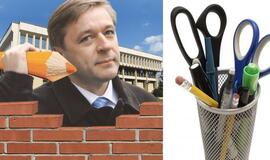 R.Karbauskis stojo mūru už Seimo pieštukus