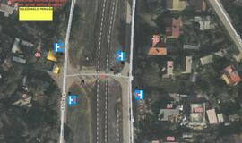 Laikinai bus uždaryta Girulių geležinkelio pervaža