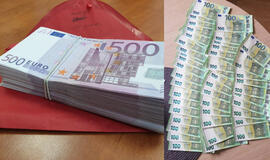 FNTT: pričiuptas ne iš savo kortelės beveik 800 tūkst. eurų išsigryninęs vyras