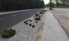 Palangos S. Dariaus ir S. Girėno gatvė jau džiugina savo grožiu ir modernumu