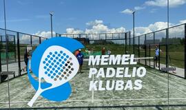 Šalia Klaipėdos - padelio teniso aiktšyno atidarymas