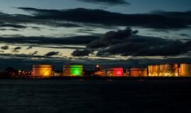 KN terminalo talpyklas nušvies Trispalvė