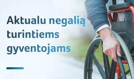 Pagalba po karantino: kas priklauso negalią turintiems žmonėms