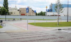 Rekonstruota Klaipėdos Priešpilio gatvė