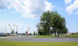 Rekonstruota Klaipėdos Priešpilio gatvė