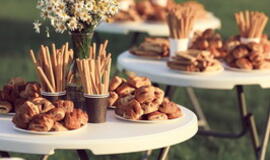 Senjorams karių pasisveikinimas su šūviu iš istorinio pabūklo