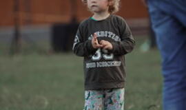 Senjorams karių pasisveikinimas su šūviu iš istorinio pabūklo