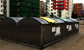 Planuojamos požeminių ir pusiau požeminių konteinerių aikštelės