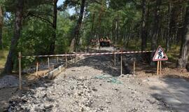 Pradėti pajūrio dviračių ir pėsčiųjų tako tvarkybos darbai