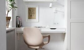 5 idėjos darbo vietai namuose, kuriuose nėra vietos