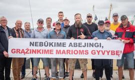 Blokuos Danės upę ir reikalaus uždrausti žvejybą Kuršių mariose