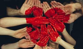 Jaunimas jungiasi prie Baltarusijos palaikymo akcijos Klaipėdoje