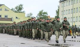 Motorizuotoje pėstininkų brigadoje „Žemaitija“ karines žinias ir įgūdžius atnaujino apie 350 rezervo karių