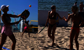 Paplūdimio teniso turnyre - azartas, įdegę kūnai ir gražios kovos