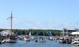 Streikas prieš verslinę žvejybą Kuršių mariose