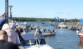 Streikas prieš verslinę žvejybą Kuršių mariose