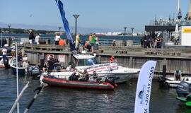 Streikas prieš verslinę žvejybą Kuršių mariose