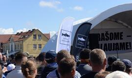 Streikas prieš verslinę žvejybą Kuršių mariose