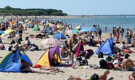 Savaitgalį - rekordiškai daug poilsiautojų Palangoje