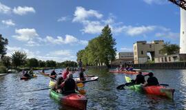 Dangės upėje - vandens sporto šakų festivalis