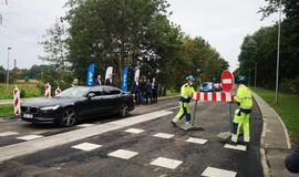 Joniškės gatvė atverta eismui