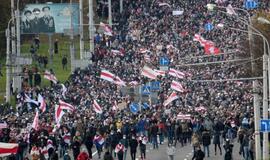 Baltarusijoje per opozicijos eitynes sulaikyta daugiau nei 100 protestuotojų