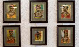 Nematytas Afrikos veidas naujoje Prano Domšaičio parodoje