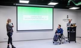 Hakatoną laimėjo cerebriniu paralyžiumi sergančio studento komanda