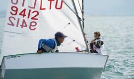 Tarp Lietuvos atstovų Europos „Optimist“ buriavimo čempionate – ir olimpinės vicečempionės Gintarės Volungevičiūtės Scheidt sūnus
