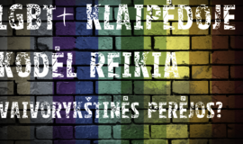 LGBTI jaunimo piketas Klaipėdoje vyks virtualiai