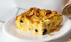 Saldus spagečių apkepas su varške