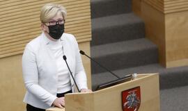 Seimas pritarė Ingridos Šimonytės kandidatūrai į premjero postą