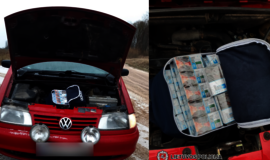 Policijos pareigūnai sustabdė patikrinimui automobilį, kuris slėpė paslaptį